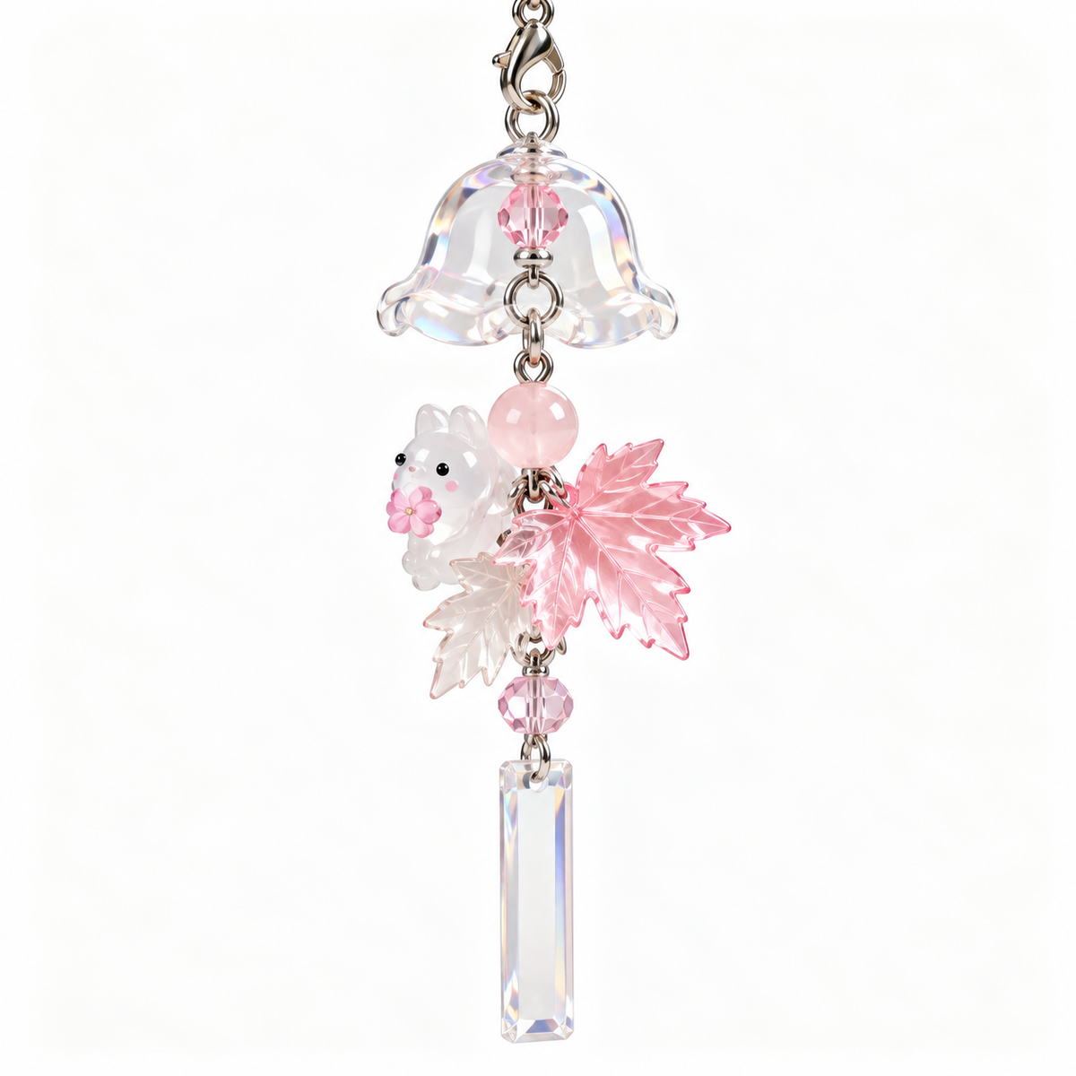 Autumn Maple Leaf Keychain