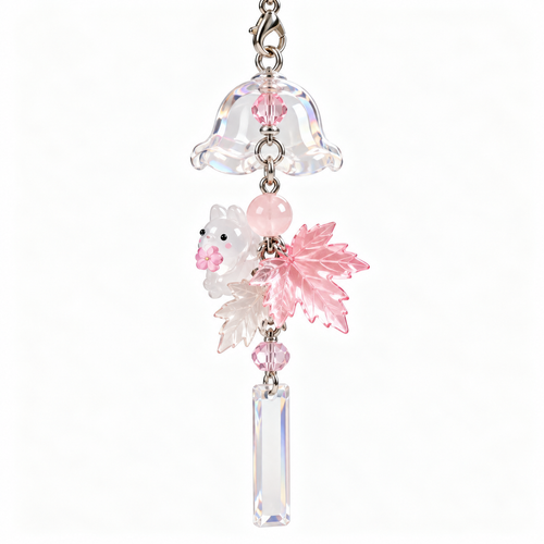 Autumn Maple Leaf Keychain