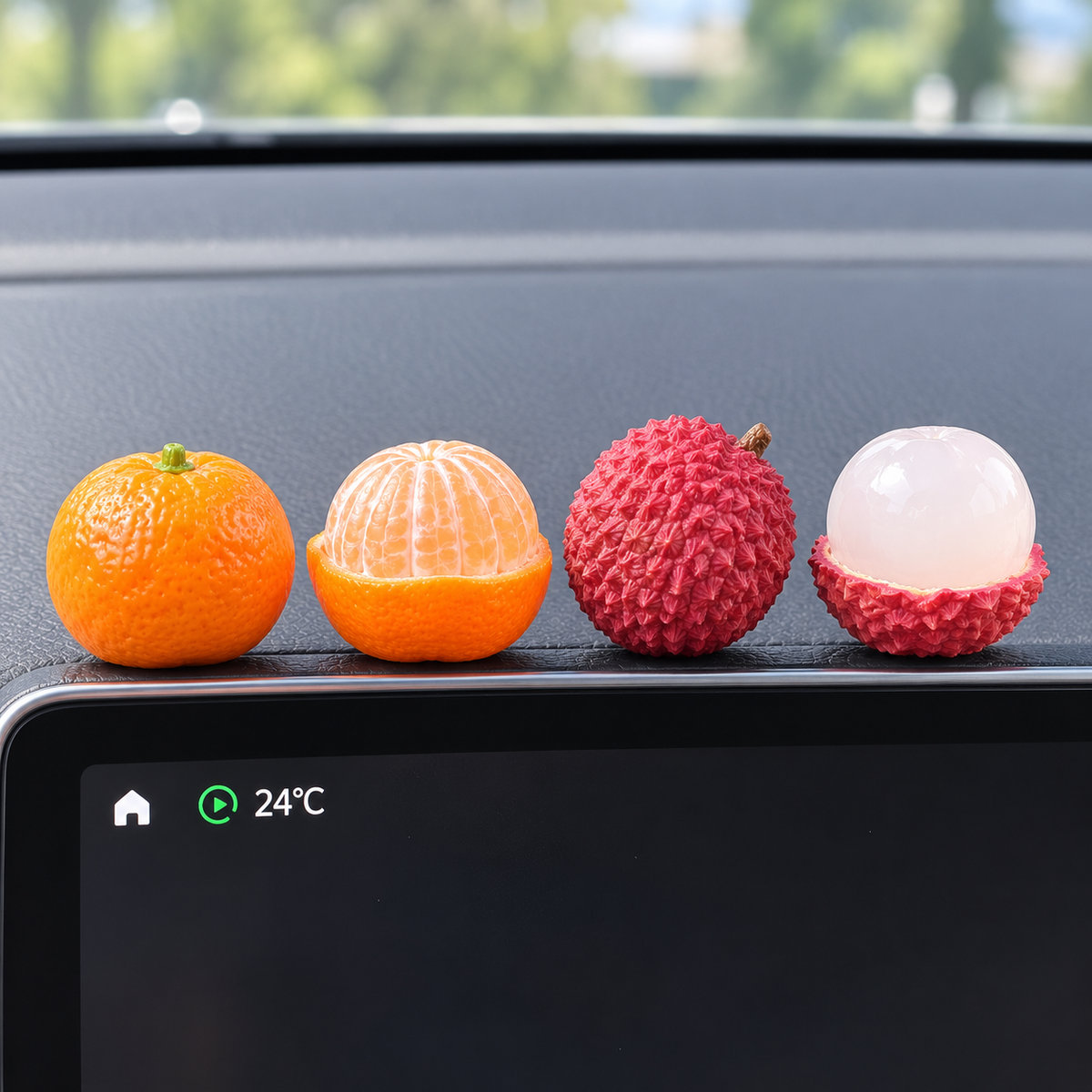 Creative Cartoon Fruit Car Ornaments