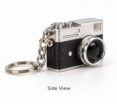3D Flash Camera Keychain LED