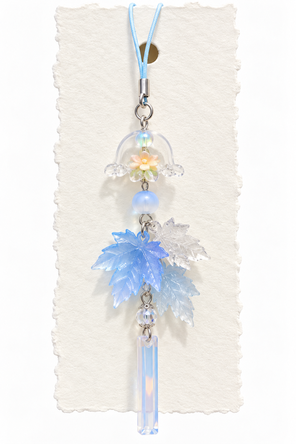 Autumn Maple Leaf Keychain