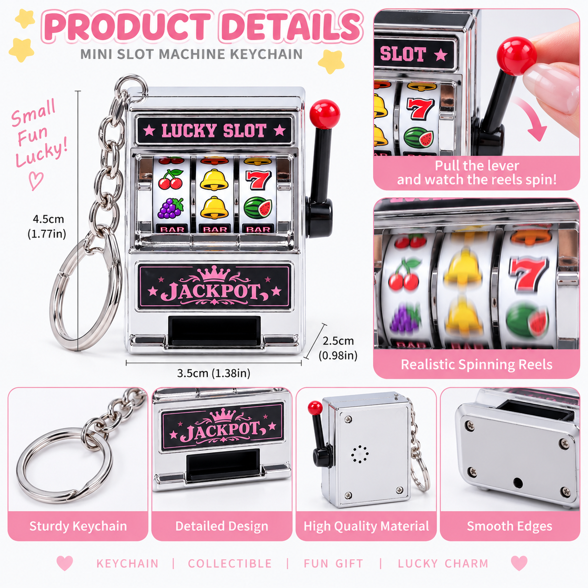 Hot creative playable mini fruit machine shake
