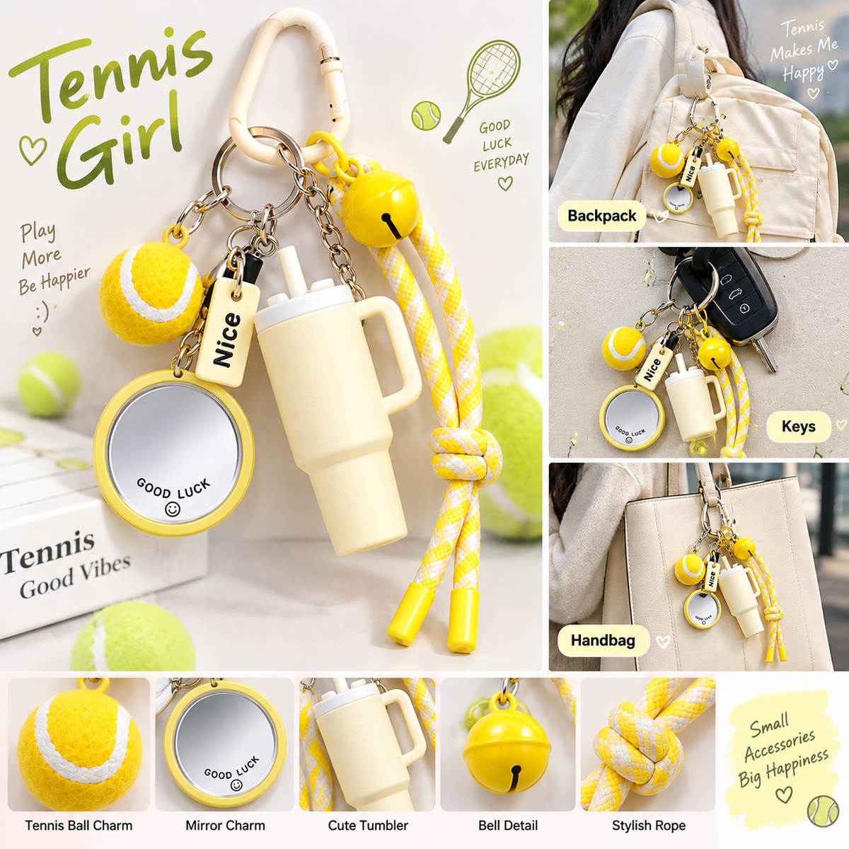 Sports Water Bottle and Holey Shoes Keychain